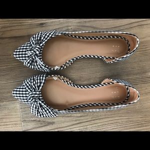 Black and White Check Flats - new!